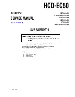 Предварительный просмотр 53 страницы Sony HCD-EC50 Service Manual