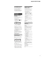 Предварительный просмотр 7 страницы Sony HCD-EC55 - Receiver System Service Manual