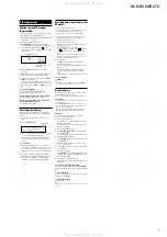 Предварительный просмотр 7 страницы Sony HCD-EC68 Service Manual