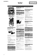 Preview for 4 page of Sony HCD-EC70  (MHC-EC70 Mini Hi-Fi System) Service Manual