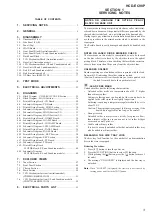 Preview for 3 page of Sony HCD-EC98P - Amplifier, Cd Player Service Manual