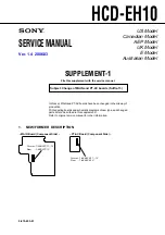 Предварительный просмотр 47 страницы Sony HCD-EH10 Service Manual