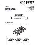 Preview for 47 page of Sony HCD-EP707 - Micro Hi-fi Component System Service Manual