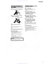 Preview for 7 page of Sony HCD-EX5 - Micro Hi-fi Component System Service Manual