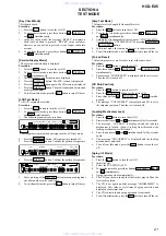 Предварительный просмотр 21 страницы Sony HCD-EX5 - Micro Hi-fi Component System Service Manual