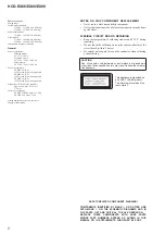 Preview for 2 page of Sony HCD-EX66 Service Manual