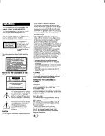 Preview for 2 page of Sony HCD-F250AV - Compact Disc Receiver System Operating Instructions Manual