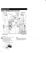 Preview for 4 page of Sony HCD-F250AV - Compact Disc Receiver System Operating Instructions Manual