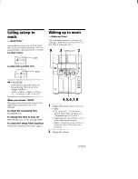 Preview for 49 page of Sony HCD-F250AV - Compact Disc Receiver System Operating Instructions Manual