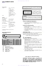 Preview for 2 page of Sony HCD-FX1000W Service Manual