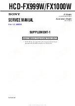 Preview for 127 page of Sony HCD-FX1000W Service Manual