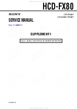 Предварительный просмотр 117 страницы Sony HCD-FX80 - Dvd / Reciever Component Service Manual