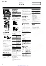 Предварительный просмотр 4 страницы Sony HCD-GB3 Service Manual