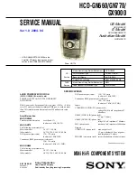 Sony HCD-GN660 Service Manual preview