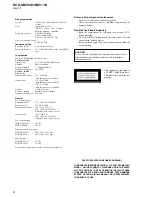 Preview for 2 page of Sony HCD-GNV111D Service Manual