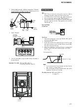 Предварительный просмотр 21 страницы Sony HCD-GNX660 Service Manual