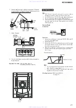 Предварительный просмотр 21 страницы Sony HCD-GNX660 Servise Manual