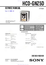 Sony HCD-GNZ5D Servise Manual preview