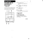 Предварительный просмотр 21 страницы Sony HCD-GRX33 - Component For Mhcrx33 Operating Instructions Manual