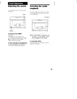 Preview for 23 page of Sony HCD-GRX33 - Component For Mhcrx33 Operating Instructions Manual