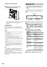 Preview for 10 page of Sony HCD-GS100 - Mini Hi-fi Component System Operating Instructions Manual