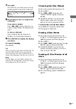 Preview for 13 page of Sony HCD-GS100 - Mini Hi-fi Component System Operating Instructions Manual