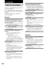 Preview for 26 page of Sony HCD-GS100 - Mini Hi-fi Component System Operating Instructions Manual