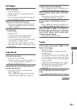 Preview for 27 page of Sony HCD-GS100 - Mini Hi-fi Component System Operating Instructions Manual