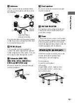 Предварительный просмотр 15 страницы Sony HCD-GTZ4i - Compact Disc Receiver Component Operating Instructions Manual