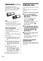 Предварительный просмотр 16 страницы Sony HCD-GTZ4i - Compact Disc Receiver Component Operating Instructions Manual