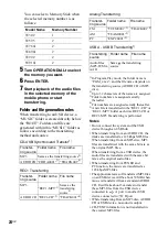 Предварительный просмотр 24 страницы Sony HCD-GTZ4i - Compact Disc Receiver Component Operating Instructions Manual