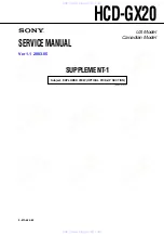 Предварительный просмотр 55 страницы Sony HCD-GX20 Service Manual