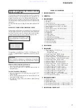 Preview for 3 page of Sony HCD-GX250 Servce Manual