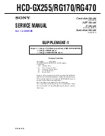 Предварительный просмотр 105 страницы Sony HCD-GX255 Service Manual