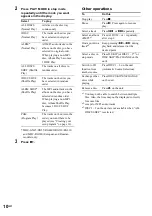 Preview for 10 page of Sony HCD-GX45 - System Components Operating Instructions Manual