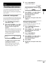 Preview for 13 page of Sony HCD-GX45 - System Components Operating Instructions Manual