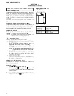 Предварительный просмотр 4 страницы Sony HCD-GX470 Service Manual