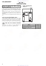 Предварительный просмотр 4 страницы Sony HCD-GX8000 Service Manual