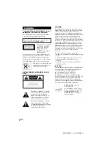 Предварительный просмотр 2 страницы Sony HCD-GX8800 - Hi Fi Components Operating Instructions Manual