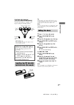 Предварительный просмотр 9 страницы Sony HCD-GX8800 - Hi Fi Components Operating Instructions Manual