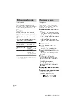 Preview for 26 page of Sony HCD-GX8800 - Hi Fi Components Operating Instructions Manual