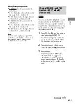 Preview for 41 page of Sony HCD-GZR333I Operating Instructions Manual