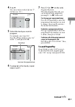 Preview for 51 page of Sony HCD-GZR333I Operating Instructions Manual