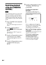 Preview for 56 page of Sony HCD-GZR333I Operating Instructions Manual