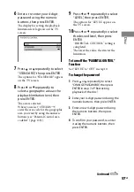 Preview for 57 page of Sony HCD-GZR333I Operating Instructions Manual