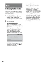 Preview for 64 page of Sony HCD-GZR333I Operating Instructions Manual