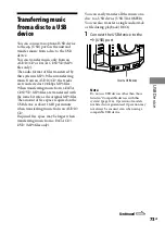 Preview for 73 page of Sony HCD-GZR333I Operating Instructions Manual