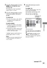 Preview for 75 page of Sony HCD-GZR333I Operating Instructions Manual