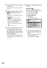 Preview for 80 page of Sony HCD-GZR333I Operating Instructions Manual