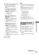 Preview for 93 page of Sony HCD-GZR333I Operating Instructions Manual